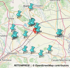 Mappa Via Giuseppe Verdi, 13049 Tronzano vercellese VC, Italia (14.6515)