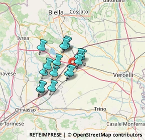 Mappa Via Giuseppe Verdi, 13049 Tronzano vercellese VC, Italia (9.62938)