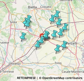 Mappa Via Giuseppe Verdi, 13049 Tronzano vercellese VC, Italia (11.55176)