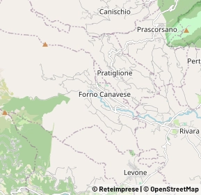 Mappa 10084 Forno Canavese TO, Italia (1.024)