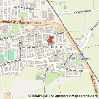 Mappa Via Caduti per la Libertà, , 26020 Madignano, Cremona (Lombardia)