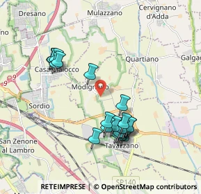 Mappa Strada Provinciale, 26838 Tavazzano con Villavesco LO, Italia (1.8015)