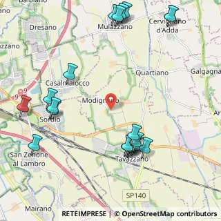 Mappa Strada Provinciale, 26838 Tavazzano con Villavesco LO, Italia (2.6325)