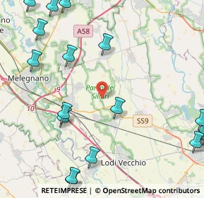 Mappa Strada Provinciale, 26838 Tavazzano con Villavesco LO, Italia (6.464)