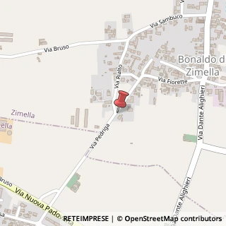 Mappa Via Fedriga, 151, 37040 Zimella, Verona (Veneto)