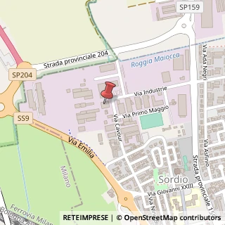 Mappa Via Cavour, 31, 26858 Sordio, Lodi (Lombardia)