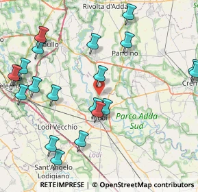 Mappa Cascina Casamicciola, 26900 Lodi LO, Italia (9.9585)