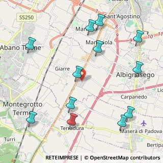 Mappa Via L. Da Zara, 35020 Albignasego PD, Italia (2.59167)