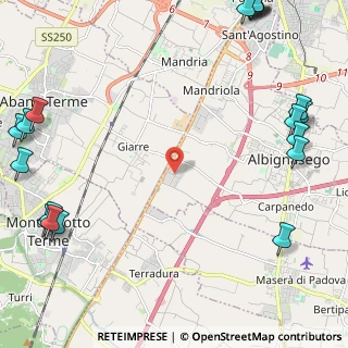 Mappa Via L. Da Zara, 35020 Albignasego PD, Italia (3.6615)