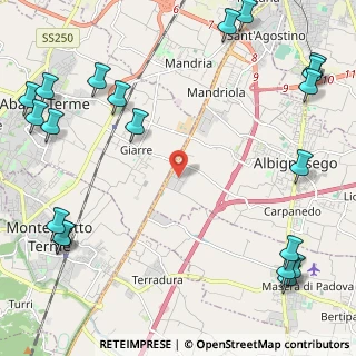 Mappa Via L. Da Zara, 35020 Albignasego PD, Italia (3.3595)