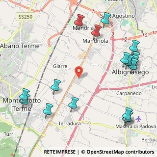 Mappa Via L. Da Zara, 35020 Albignasego PD, Italia (2.89176)