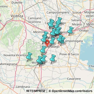 Mappa Via L. Da Zara, 35020 Albignasego PD, Italia (11.061)