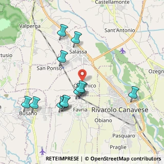 Mappa Via Salassa, 10080 Oglianico TO, Italia (1.95)