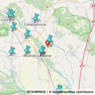 Mappa SP  222 km 20+650 Castellamonte Rivarolo, 10080 Ozegna TO, Italia (5.54333)