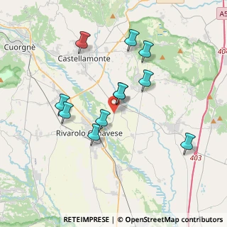 Mappa SP  222 km 20+650 Castellamonte Rivarolo, 10080 Ozegna TO, Italia (3.40727)
