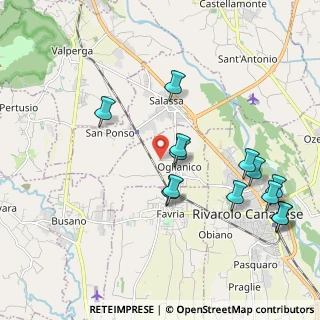 Mappa Via Fiume, 10080 Oglianico TO, Italia (2.13923)