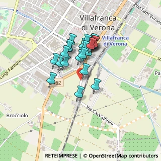 Mappa Via Orientale, 37069 Villafranca di Verona VR, Italia (0.34231)
