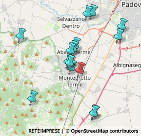 Mappa Via Abano Terme, 35036 Montegrotto Terme PD, Italia (3.70267)
