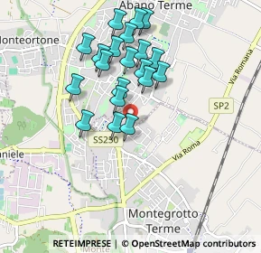 Mappa Via Abano Terme, 35036 Montegrotto Terme PD, Italia (0.8185)