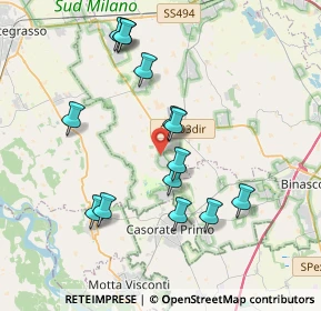 Mappa Via Amburgo, 20088 Rosate MI, Italia (3.68357)