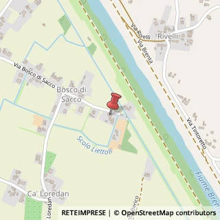 Mappa Via Bosco di Sacco, 32, 30010 Campolongo Maggiore, Venezia (Veneto)