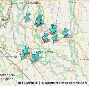 Mappa S.S. 235 Loc. Conca Verde, 26835 Crespiatica LO, Italia (6.23308)