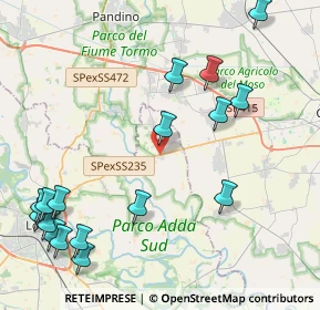 Mappa S.S. 235 Loc. Conca Verde, 26835 Crespiatica LO, Italia (5.37176)