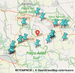 Mappa S.S. 235 Loc. Conca Verde, 26835 Crespiatica LO, Italia (4.458)