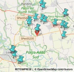 Mappa S.S. 235 Loc. Conca Verde, 26835 Crespiatica LO, Italia (4.8155)