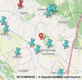 Mappa Cascina Romana, 10090 San Giorgio Canavese TO, Italia (2.60583)