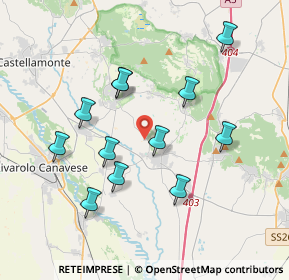 Mappa Cascina Romana, 10090 San Giorgio Canavese TO, Italia (3.60417)