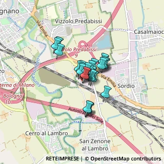 Mappa Via dell'Artigianato, 20070 San Zenone al Lambro MI, Italia (0.46429)