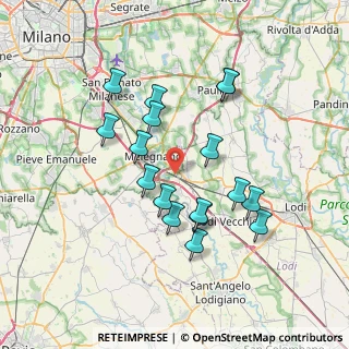 Mappa Via dell'Artigianato, 20070 San Zenone al Lambro MI, Italia (6.65471)