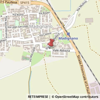 Mappa Via Abbazia, 3, 26020 Madignano, Cremona (Lombardia)