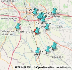 Mappa Via Baruchello, 37060 Buttapietra VR, Italia (7.36583)