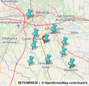 Mappa Via Baruchello, 37060 Buttapietra VR, Italia (7.27727)