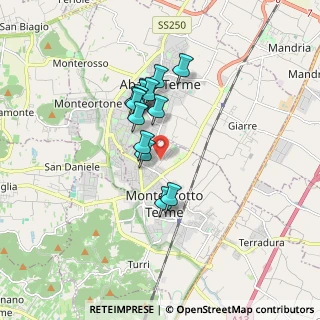 Mappa Via Lachina, 35036 Montegrotto Terme PD, Italia (1.30857)