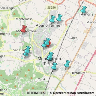 Mappa Via Lachina, 35036 Montegrotto Terme PD, Italia (1.95667)