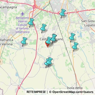 Mappa Via Custoza, 37068 Forette VR, Italia (3.31636)