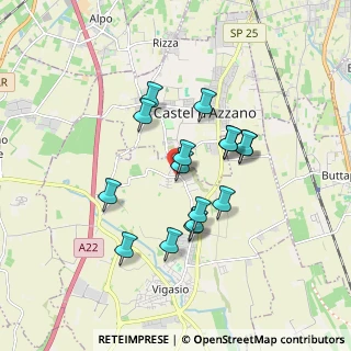 Mappa Via Custoza, 37068 Forette VR, Italia (1.465)