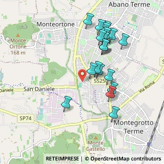 Mappa Via Giovan Battista Piazzetta, 35031 Abano Terme PD, Italia (0.96)