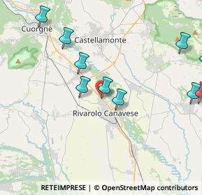 Mappa C.so Indipendenza, 10085 Rivarolo Canavese TO, Italia (5.03182)