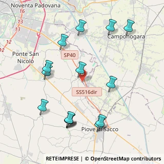 Mappa Via Marconi, 35020 Sant'Angelo di Piove di Sacco PD, Italia (4.638)