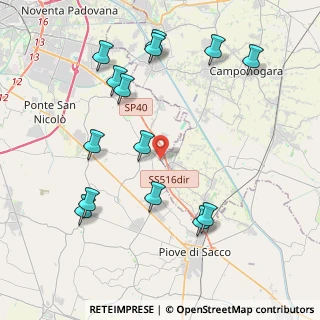 Mappa Via Marconi, 35020 Sant'Angelo di Piove di Sacco PD, Italia (4.585)