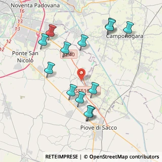Mappa Via Marconi, 35020 Sant'Angelo di Piove di Sacco PD, Italia (4.22077)