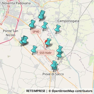 Mappa Via Prov.le Sud, 30010 Campolongo Maggiore VE, Italia (3.84588)