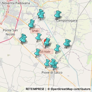 Mappa Via Prov.le Sud, 30010 Campolongo Maggiore VE, Italia (3.8305)