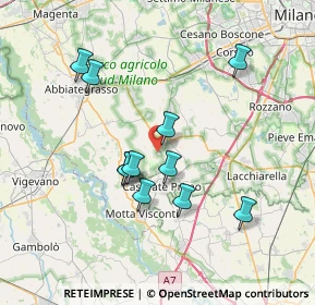 Mappa Via Thansau, 20088 Rosate MI, Italia (6.58182)