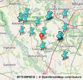 Mappa Via Thansau, 20088 Rosate MI, Italia (7.774)