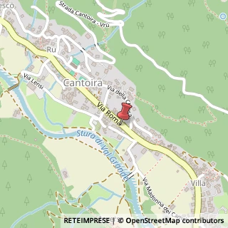 Mappa Via Roma,  156, 10070 Cantoira, Torino (Piemonte)